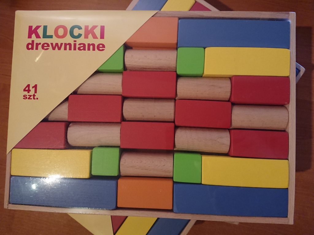 klocki drewniane